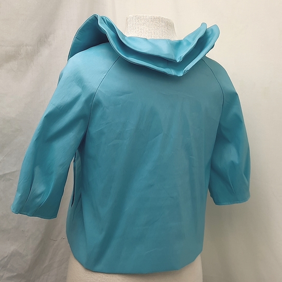 Vintage Samuel Dong Blue Short Sleeve Jacket Size S - Picture 7 of 12